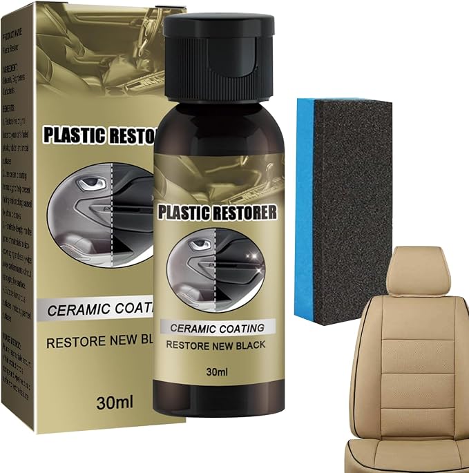 Interior Care Products Polishing Cleaning Shine Restorer | 30ml Car Dashboard Conditioner Paste for Trim Windshield Rubber Panel Truck Vehicle Sedan Scooter SUV