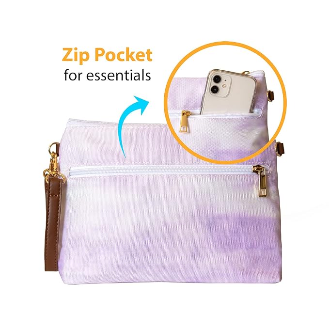 Bumco Diaper Clutch - Portable Wipes Dispenser & Baby Travel Essential, Airtight Dispenser, Refillable Wipes Container, Travel Baby Essentials, Diaper Bag Purse