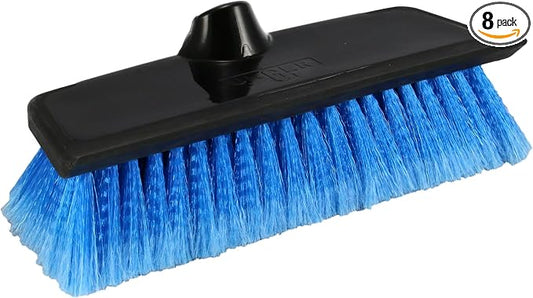 Unger - 964810 Professional Hydropower Soft Brush with Squeegee, 10" Blue(Pack of 8)