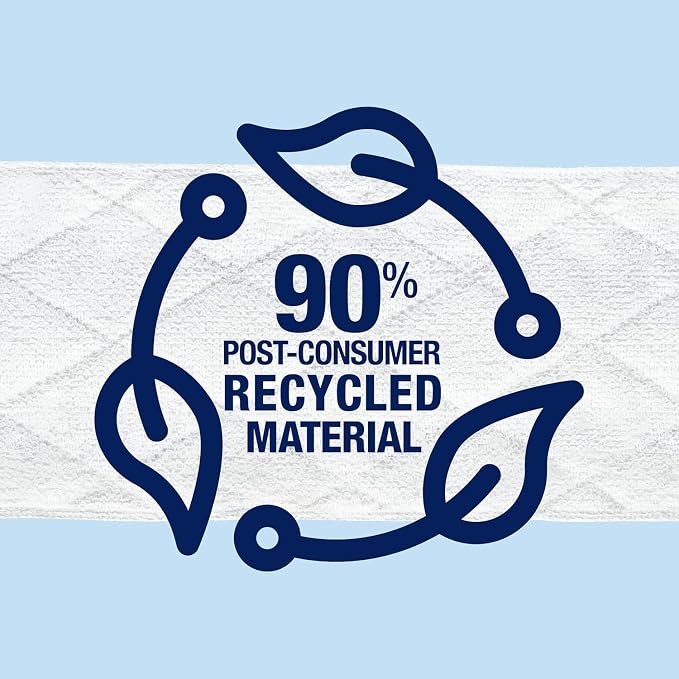 Bona Multi-Surface Floor Cleaning Pads - Refills - Heavy-Duty,Disposable,Microfiber Pads for Easy Floor Cleaning,(Pack of 54)