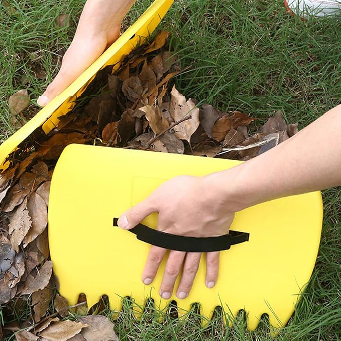 Garden and Yard Leaf Scoops Leaf Collector Grass Grabbers Leaves Pick Up Hand Rakes for Lawn Cutting, Collector