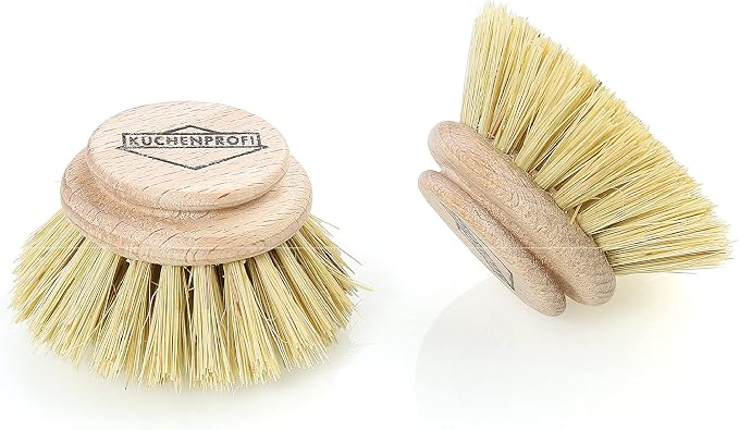 Küchenprofi 2-Pack Replacement Brush Refill for Classic Dish Washing Brush