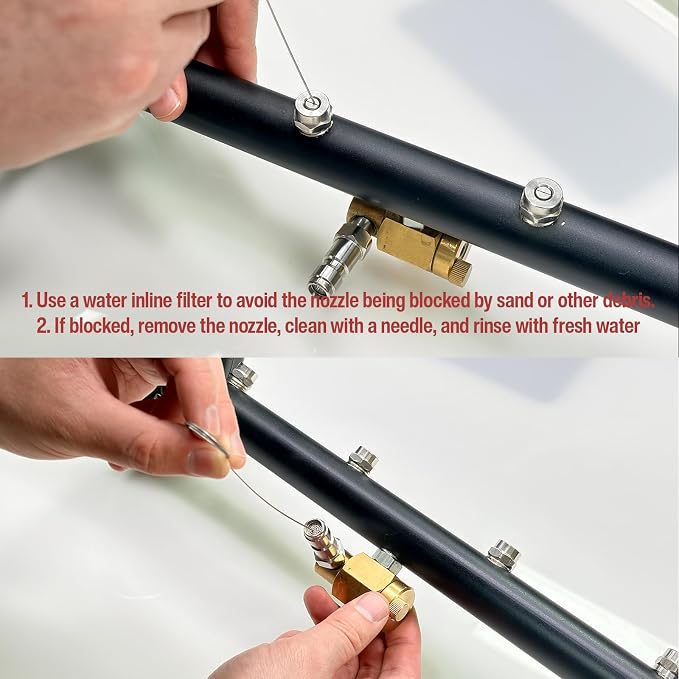 24 Inch Undercarriage Pressure Washer Attachment, 4000 PSI | Undercarriage Cleaner & Water Broom, 1/4" Quick Connect Pressure Washer Accessories with 3 Extension Wands, Black