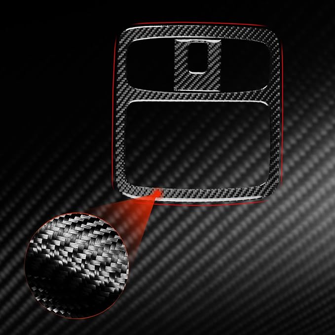 Fit for Toyota 4Runner(N210) 2003-2009 Map Light Trim Decals | for SR5/Sport Edition/Limited | Real Carbon Fiber | Accessories | Overhead Map Reading Light Panel Trim | Anti-scratch