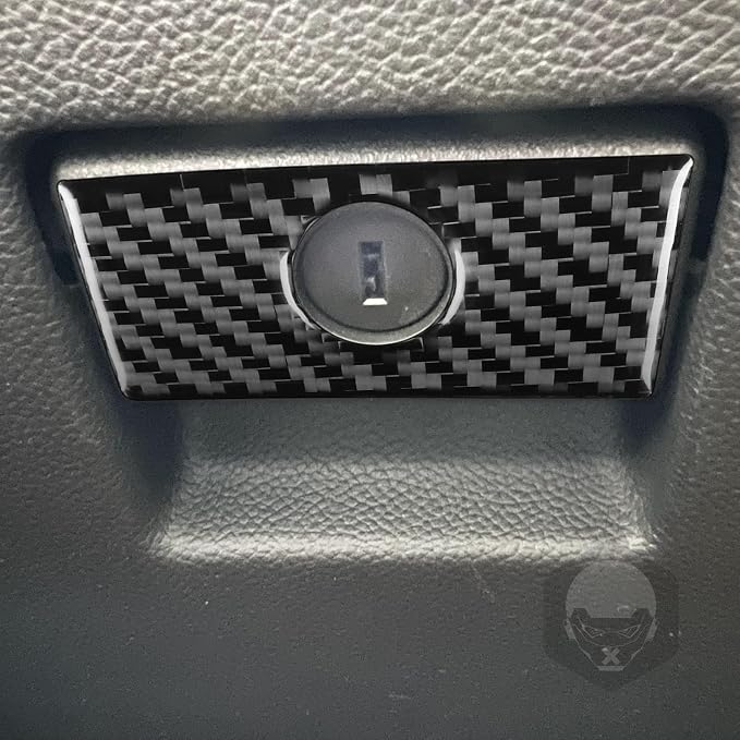 Real Carbon Fiber Trim for Infiniti Accessories | for G35 G37 G25 Q60 Q40 2007-2015 S X Sedan Coupe Convertible Dash Co-Pilot Storage Box Handle Thick Overlay Decal