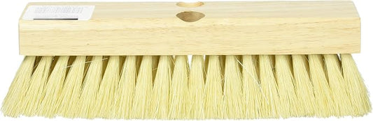 08755 Tampico Deck Scrub Brush with 1 Tapered and 1 Threaded Hole, 10-Inch (Pack of 12)
