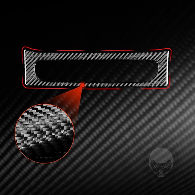 Real Carbon Fiber Trim for Audi 80A Q5 Accessories | for SQ5 2018-2025 Dash Central Control Button Panel Cover Sticker Interior Thick Overlay Decal