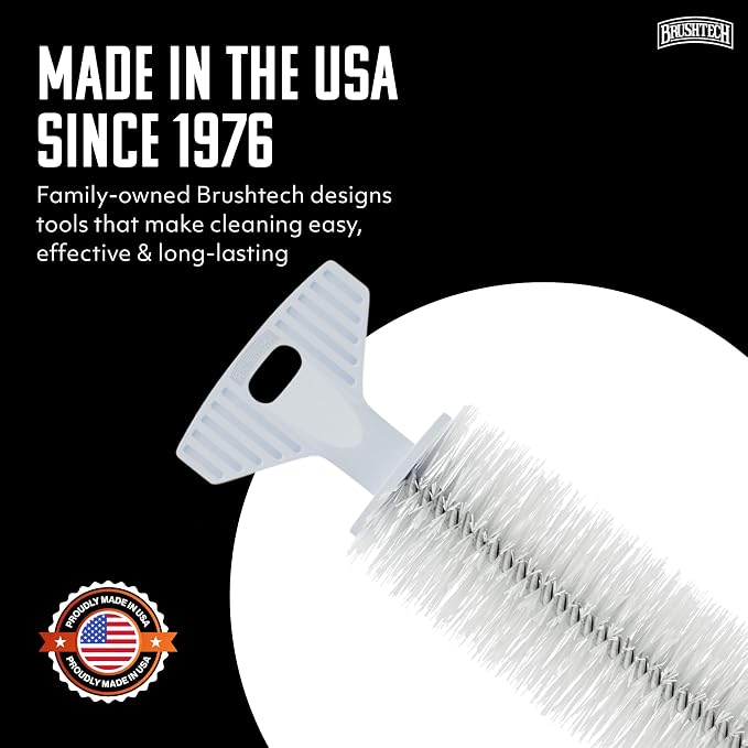 BRUSHTECH – Kitchen Waste Food Disposal Brush – White