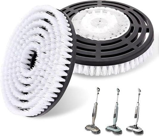 Upgraded Steam Mop Pads for Shark S7000 Series - Replacement Brush Heads with Scrubbing Bristles | Deep Cleans Hardwood, Tile, Laminate Floors | Compatible with S8201/S8001/S7201 Models-2 Pack