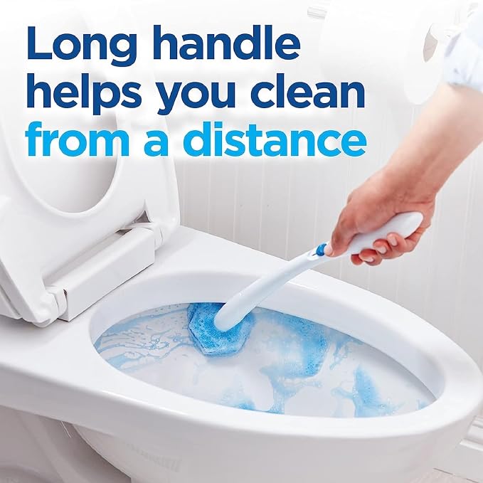 Clorox ToiletWand Disposable Toilet Cleaner Refills, Rainforest Rush Scent, 30 Count, Kills 99.9% of Germs, Touch-Free Toilet Cleaning