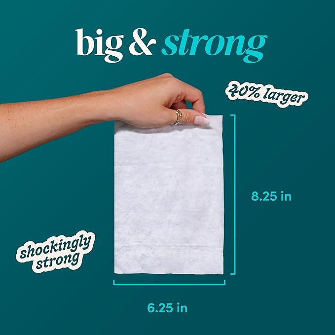 goodwipes Flushable Wipes - Shea-Coco Wet Wipes for Adults, Sewer & Septic Safe, Guest Bathroom Essentials for Women & Men, pH Balanced & Extra Large, 153 Count (3 Packs and 3 Singles)