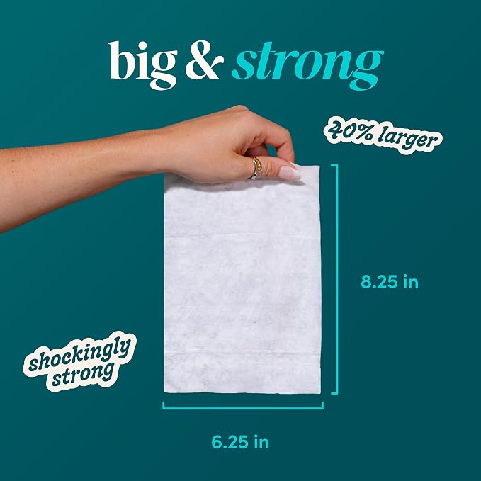 goodwipes Flushable Wipes for Adults - Shea-Coco Butt Wipes for Women & Men, Septic Safe, Toilet & Bathroom Essentials, Extra Large, 318 Count (6 Packs and 1 Travel Pack)