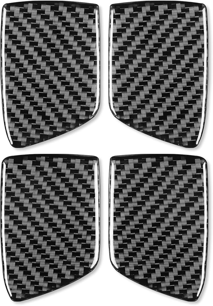 Real Carbon Fiber Trim for Infiniti Accessories | for G35 G37 G25 Q60 Q40 2007-2015 S X Sedan Inner Door Pull Bowl Cup Cover Interior Thick Overlay Decal