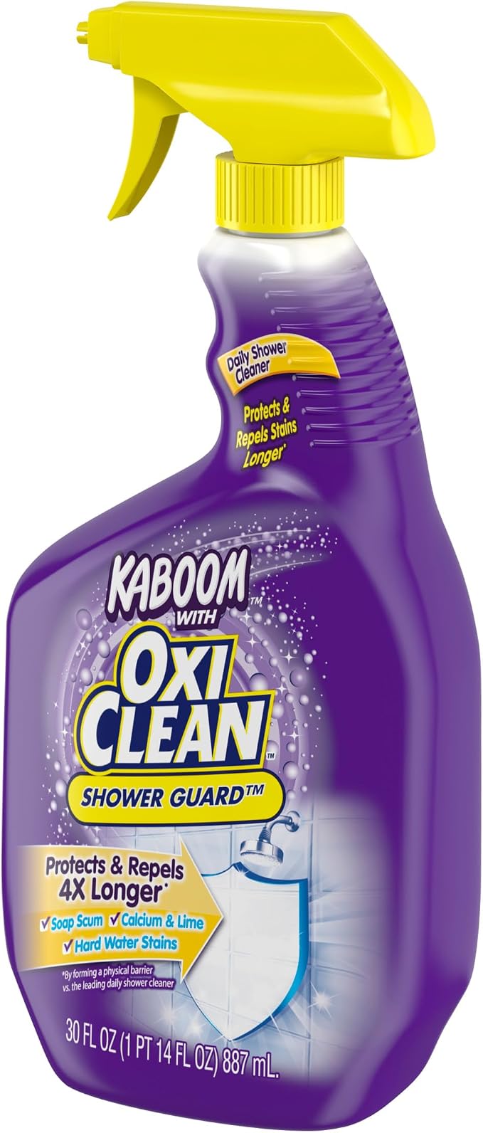 OxiClean Shower Guard Daily Shower Cleaner, 30 oz., Protects & Repels Stains