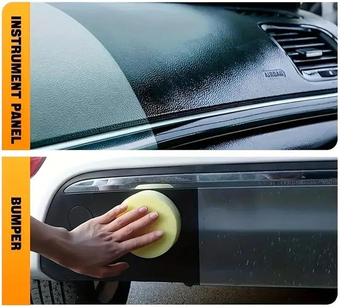 Trim Restorer Automotive Gentle Repair Protection Trim Care | Car Upholstery Polishing Compound Gentle Dashboard Steering Wheel for Vehicle Detailers Trucks Sedans SUVs RVs
