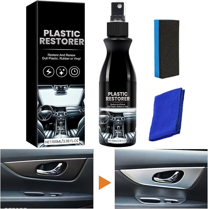 Refurbish Agent – Car Interior Cleaner, Dashboard Polisher, Seat Stain Remover | High-Gloss surfaces Renewal Formula For Automotive Repair And Interior Restoration Tasks