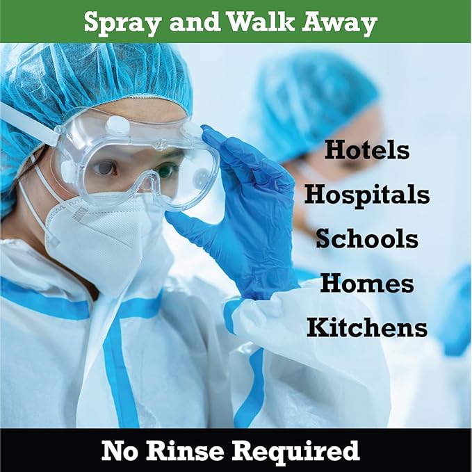 SNiPER Hospital Disinfectant, Odor Eliminator & All-Purpose Cleaner, Made in the USA, 4 Ounce Spray, 12-Pack