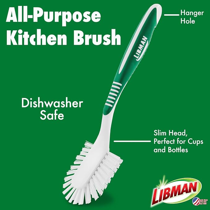 Libman All-Purpose Kitchen Brush | Case of 6