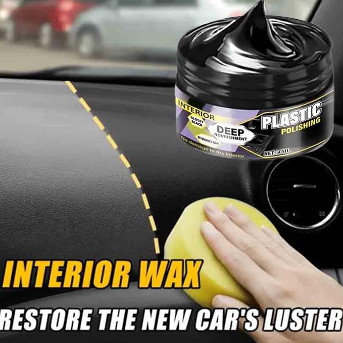 Interior Care Products - Detailing Polishing Protectant | 55ml Car Scratch Removal Repair Cream,for Trim Seat Panel Door Window Windshield Truck Vehicle Automotive