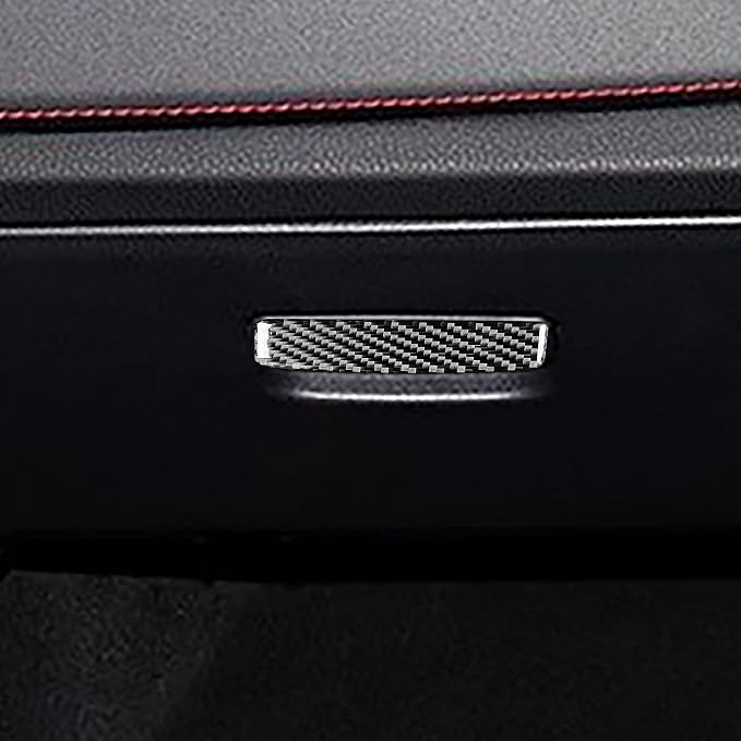 Real Carbon Fiber Trim for Subaru Accessories | for Scion FR-S/Toyota 86 2016 2017 2018 2019 2020 Passenger Side Glove Box Switch Handle Interior Thick Overlay Decal