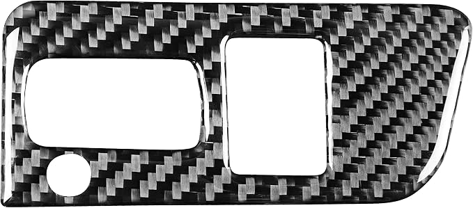 Real Carbon Fiber Trim for Subaru Accessories | for Scion FR-S 2013-2016 / Toyota 86 2016-2020 Head Lamp Headlight Control Switch Cover Interior Thick Overlay Decal - A