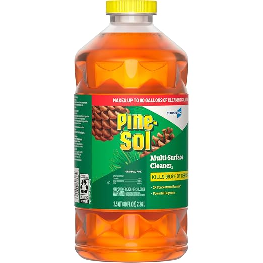 CloroxPro Pine-Sol Multi-Surface Cleaner, All Purpose Cleaner, Original Pine, 80 Fluid Ounces (Package May vary)