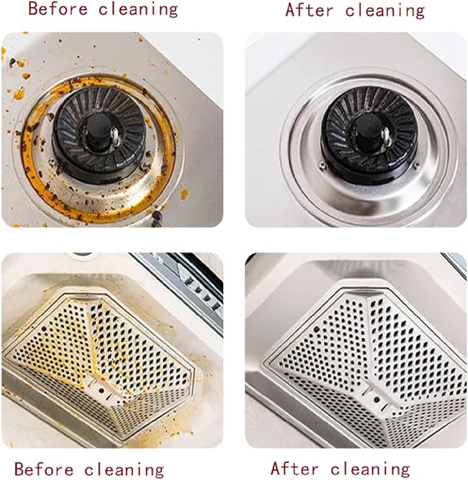 New Upgrade Kitchen Cleaner, Clean Up Kitchen Oil Stains Spray, Heavy Duty Kitchen Degreaser & Cleaner for Multi-Surface Cookware & Countertop, Clean Up Kitchens Oil Stains(240ml/8.45oz)