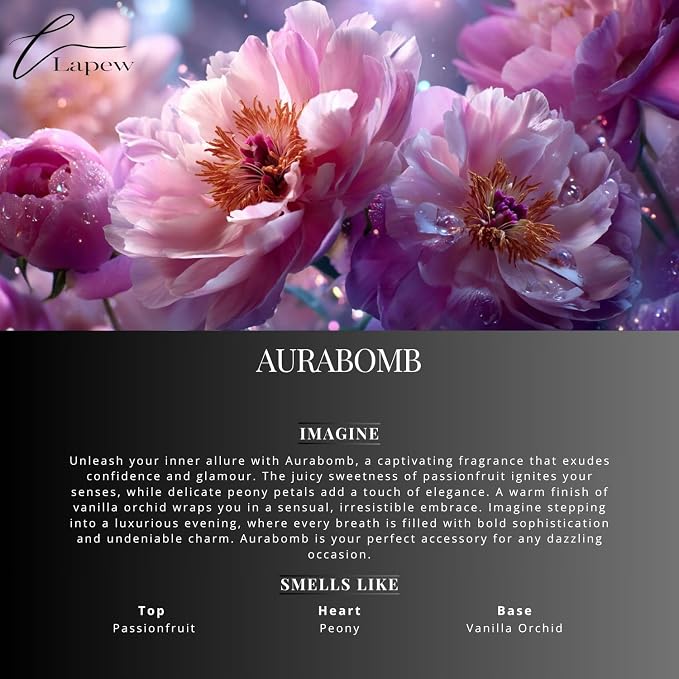 Lapew Room & Linen Spray | Fragrance Mist for Home, Car & Office | Fabric & Air Freshener | Neutralizing Mist | Made in USA | Aurabomb
