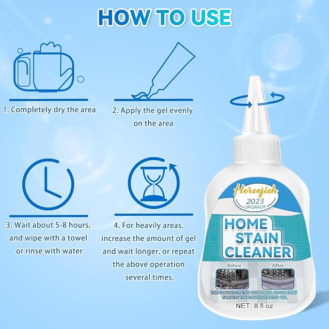 Home Remover Gel, 8 Fl Oz Household Washing Machine Cleaner for Washing Machine, Refrigerator Strips, for Tiles Grout Sealant Bathroom Cleaning Home Kitchen Sinks Cleaning Grout Cleaner