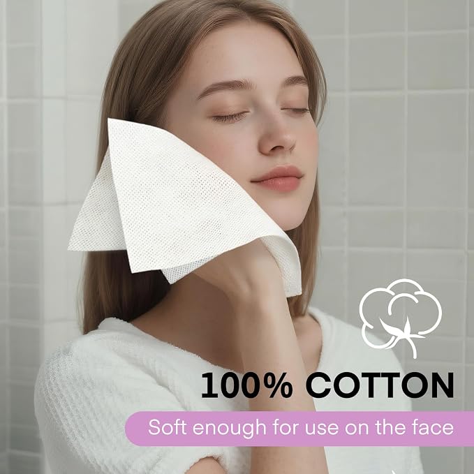 Classycoo Compressed Towel 120 PCS with 2 Carrying Cases,Disposable Mini Tablets Portable Face Towel Cotton Coin Tissue for Travel, Camping, Hiking, Sport, Home Hand Wipes, Outdoor Activities(Purple)