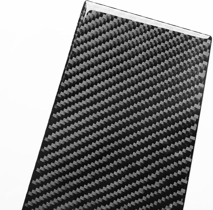 Real Carbon Fiber Trim for Toyota Camry Accessories | for 2012 2013 2014 Center Armrest Storage Box Sides Decoration Panel Sticker Interior Thick Overlay Decal