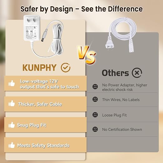 KUNPHY Jewelry Cleaner, 46KHZ, 12OZ Capacity, Ultrasonic Jewelry Cleaner with 50ml Solution, One-Touch Operation, Professional Ultrasonic Cleaner Idea for Silver, Gold Jewelry, Glasses, Rings, Diamond