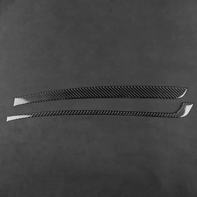 Real Carbon Fiber Trim for Honda CRV Accessories | for CR-V 2012 2013 2014 2015 2016 Passenger Dashboard Decorative Strip Sticker Interior Thick Overlay Decal