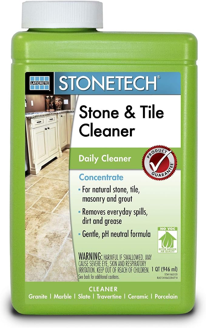 STONETECH Stone & Tile Cleaner, 1 Quart/32OZ (946ML) Bottle