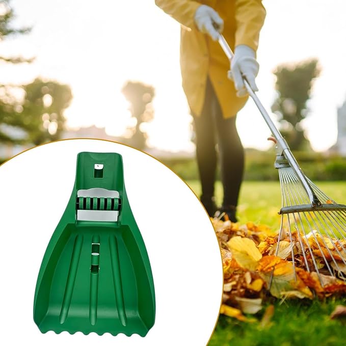 Scoops Leaves Grabber Ergonomic Grip Lightweight Leaf Rake Garden Rake Grabbers for Cleaning Garbage, 1Pcs