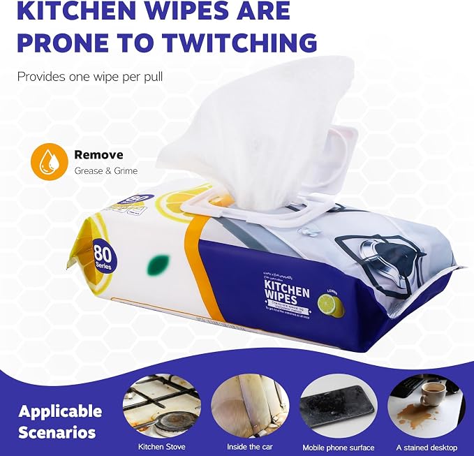 Kitchen Cleaning Wipes Dryer Airfryer Cleaner for Microwave, Air Fryers,Cooktops,Appliance Kitchen Cleaning Cloths Professional Grade Heavy-Duty Cleaning Stove (S 8.26x7.08 Inches)