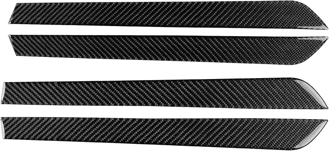 Door Panel Decals Fit for Toyota 4Runner 2003-2009 Real Carbon Fiber | for 4 Runner(N210)2003 2004 2005 2006 2007 2008 2009 SR5/Sport Edition/Limited|Door Panel Accessories|Thick Overlay