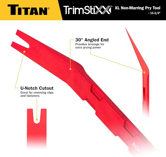 Titan 11573 Trim Stixx 16-Inch XL Non-Marring Nylon Pry Tool