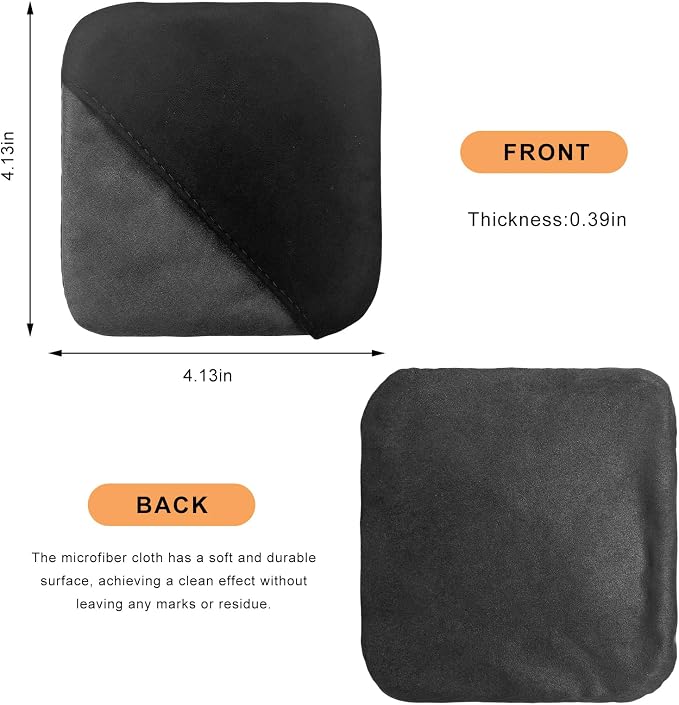 Car Screen Cleaner, Microfiber Dashboard Cleaning Wipes, Vehicle Touch Screen Pad Universal Cleaning Tool for Vehicle Dashboard Display, Car Cleaning Kits(Square)