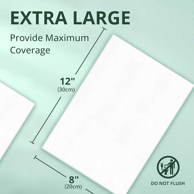 WhyWorry Extra Large Wet Wipes for Adults, 8" x 12", Unscented, 660 Count | Body Cleansing Wipes for Elderly & Incontinence, Extra Thick Disposable Washcloths with Aloe & Vitamin E, Rinse Free