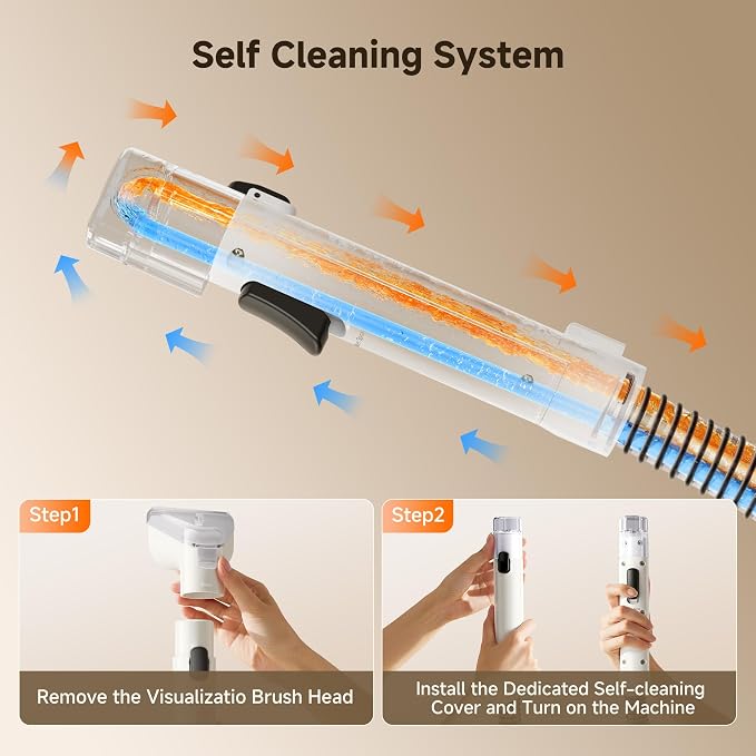 Uwant 18Kpa Upholstery Cleaner Machine with Pet Pro Solution&Tools | Portable Carpet Cleaner with 3 Brush Heads for Cars, Pets 2in1 Carpet Cleaner Machine for Spot, Rugs, Couch