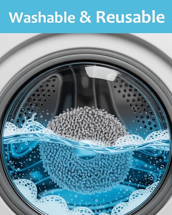 12 Pack Mop Pads for iRobot Roomba 505X, 405, 505 Robot Vacuum Cleaner | Washable Reusable High Density Microfiber Mopping Pads, Strong Absorption, Tool-Free Install, Durable Deep Cleaning