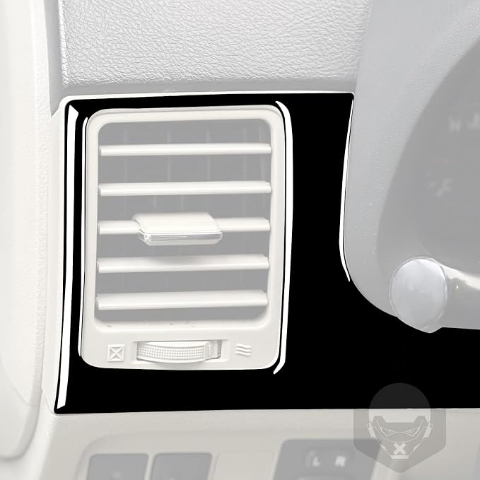 Glossy Bright Piano Black Car Driver Position AC Vent Panel Air Outlet Vent Decoration Sticker Interior Trim Compatible with Toyota Corolla 2009 2010 2011 2012 2013 Auto Trim Accessories