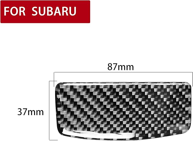 Real Carbon Fiber Trim for Subaru Accessories | for Scion FR-S/Toyota 86 2016 2017 2018 2019 2020 Passenger Side Glove Box Switch Handle Interior Thick Overlay Decal