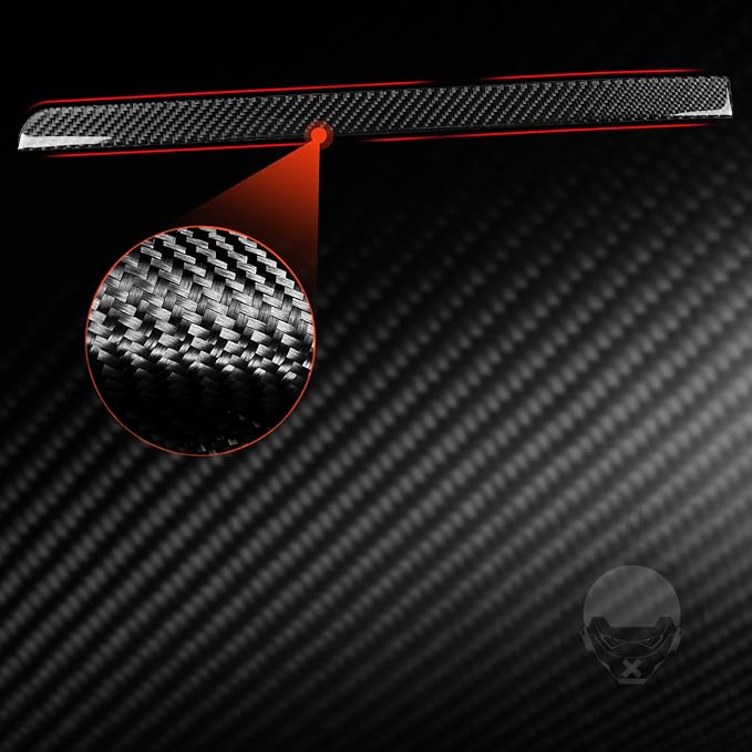 Car Glove Box Decals Fit for Chevy Blazer L/LT/RS/Premier 2019-2025 | Real Carbon Fiber|Passenger Side GLove Box Cover Trim|Thick Overlay|Anti-scratch|Self-adhesive