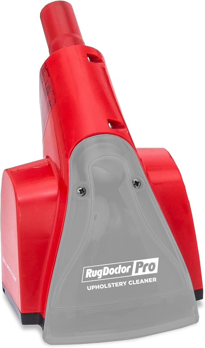 Rug Doctor Pro Motorized Upholstery Tool For Pro Deep Commercial Cleaner | Motorized Brush with Strong Suction Sprays and Scrubs to Clean Stairs and Upholstery, Long 12-ft Flexible Hose