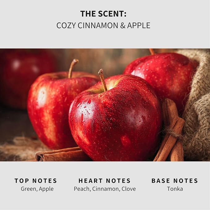 Lapew Cozy Apple & Cinnamon Scented Mop Soap - Luxury Floor Cleaner Concentrate for Mopping Tile, Laminate, Vinyl & Hardwood | Streak-Free, Low-Foam | 36 oz