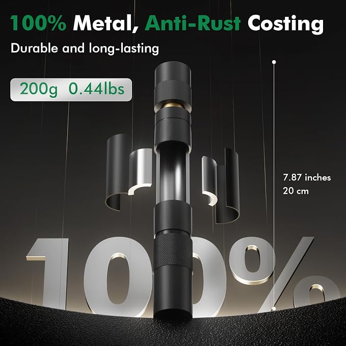 RESTMO Water Hose Nozzle, Heavy Duty Garden Hose Sprayer Nozzle for Outdoor | Metal Hose Nozzle, Anti-Rust Coating, Leak-proof, Adjustable 3 Spray Patterns, Ideal for Patios & Floors & Cars, Black