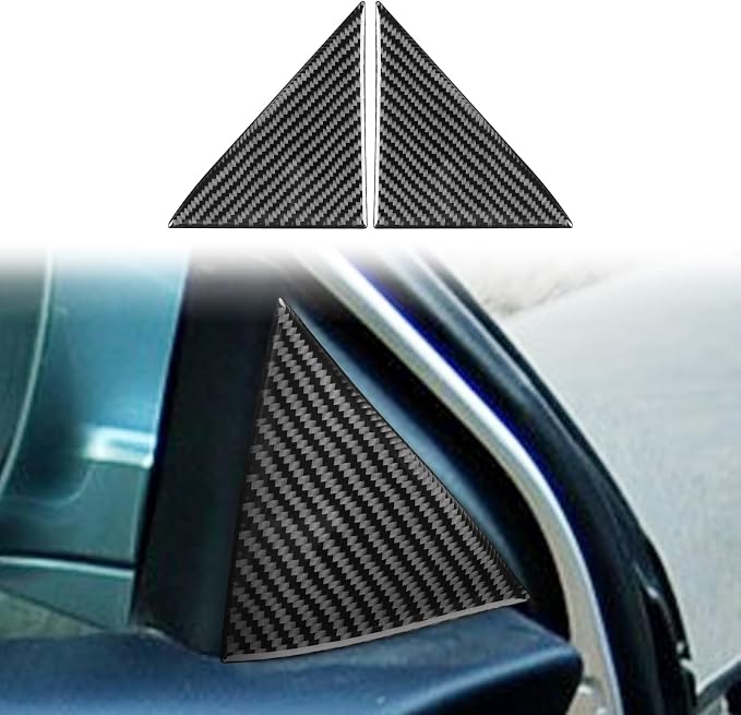 Real Carbon Fiber Trim for Honda Accord Accessories | for 2003 2004 2005 2006 2007，Gear Shift Box Panel Side Strips，Interior Dash Panel，Thick Overlay Sticker Decal