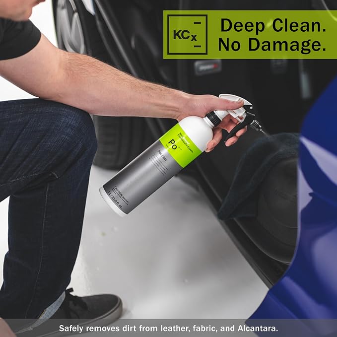KOCHCHEMIE Pol Star - Vehicle Leather & Suede Cleaner; Effective Natural Vehicle Cleaner with Protection Formula; Cleans and Protects Cars Without Leaving Water Marks (1 Liter)